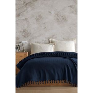 Cuvertura matlasata dubla, Berlino - Navy, Viaden, Bumbac reciclat imagine