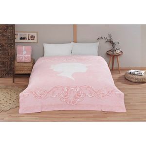 Patura Double, Cotton Belinda - Pink, Dinarsu, 60% bumbac/30% acril/10% poliester imagine