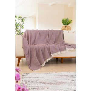 Cuvertura de pat, Woven Cozy - Claret Red, Tabu Home, 80% bumbac / 20% poliester imagine