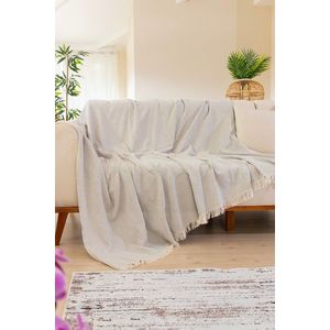 Cuvertura de pat, Woven Cozy - Grey, Tabu Home, 80% bumbac / 20% poliester imagine