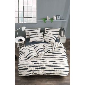 Lenjerie de pat dubla, Brush Fitted, Tabu Home, 65% bumbac/35% poliester imagine