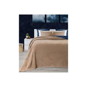 Patura Single, Twin - Brown, Blue, Elliott, 60% bumbac/33% acril/7% poliester imagine
