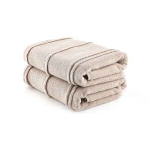 Set prosoape de baie, Hobby, Arden, Microbumbac, Maro deschis imagine