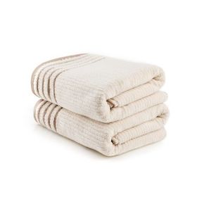Set prosoape de baie, Hobby, Mayra, Microbumbac, Cappuccino imagine