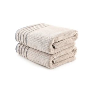 Set prosoape de baie, Hobby, Mayra, Microbumbac, Maro deschis imagine