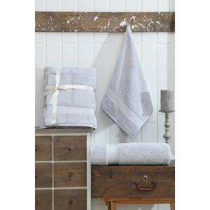 Set prosoape, Eponj Home, DS, Bumbac, Gri deschis imagine