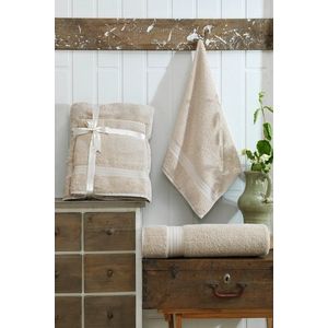 Set prosoape, Eponj Home, DS, Bumbac, Bej imagine