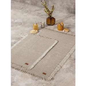 Set covorase de baie, Cotton Box, Bath Rug, Bumbac , Bej imagine