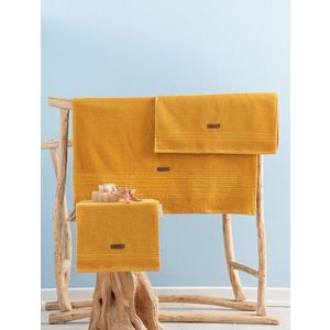 Set prosoape, Cotton Box, Wellness, Bumbac, Galben imagine