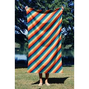 Prosop de plaja, Astacura, Rainbow Lines 70, 70x130 cm, 70% poliester/30% poliamida, Multicolor imagine