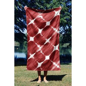 Prosop de plaja, Astacura, Red Muscle 70, 70x130 cm, 70% poliester/30% poliamida, Multicolor imagine