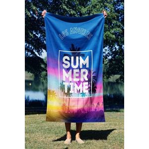 Prosop de plaja, Astacura, Summer Time 70, 70x130 cm, 70% poliester/30% poliamida, Multicolor imagine