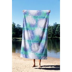 Prosop de plaja, Astacura, Yoga Nature 70, 70x130 cm, 70% poliester/30% poliamida, Multicolor imagine