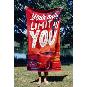 Prosop de plaja, Astacura, Your Limit 70, 70x130 cm, 70% poliester/30% poliamida, Multicolor imagine