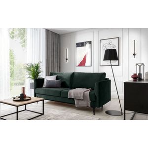 Canapea extensibila 4 locuri ELTAP, SO-REV-35LO, Revi, 215x98x92 cm, lemn/poliester, verde inchis imagine