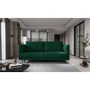 Canapea extensibila 4 locuri ELTAP, SO-REV-35NU, Revi, 215x98x92 cm, lemn/poliester, verde inchis imagine