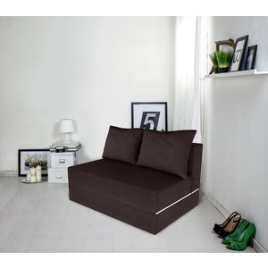 Canapea extensibila Urban Living, 136x80x40 cm, Maro imagine