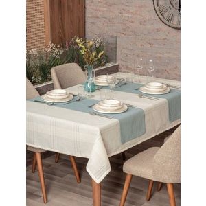 Set fete de masa 2 piese, Jasmine 160 - Cream, Cotton Box, Poliester imagine