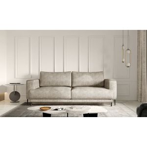 Canapea extensibila 4 locuri ELTAP, SO-DAL-18LE, Dalia, 248x84x95 cm, lemn/poliester, bej imagine