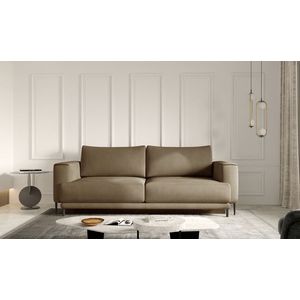 Canapea extensibila 4 locuri ELTAP, SO-DAL-20NU, Dalia, 248x84x95 cm, lemn/poliester, maro deschis imagine