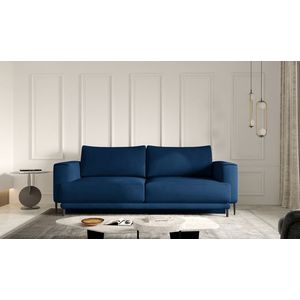 Canapea extensibila 4 locuri ELTAP, SO-DAL-40NU, Dalia, 248x84x95 cm, lemn/poliester, albastru inchis imagine