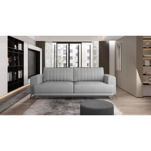 Canapea extensibila 4 locuri ELTAP, SO-ELI-04BO, Elise, 250x95x90 cm, lemn/poliester, gri deschis imagine