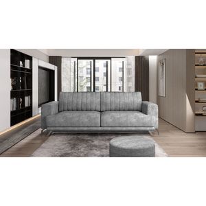 Canapea extensibila 4 locuri ELTAP, SO-ELI-04LE, Elise, 250x95x90 cm, lemn/poliester, gri imagine