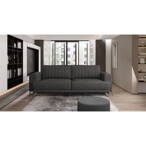 Canapea extensibila 4 locuri ELTAP, SO-ELI-05VER, Elise, 250x95x90 cm, lemn/poliester, gri inchis imagine