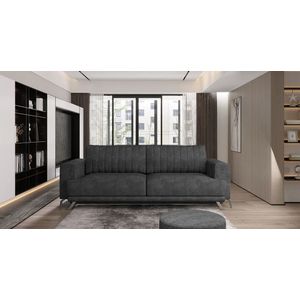 Canapea extensibila 4 locuri ELTAP, SO-ELI-06LE, Elise, 250x95x90 cm, lemn/poliester, gri inchis imagine