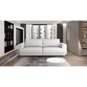 Canapea extensibila 4 locuri ELTAP, SO-ELI-17SOF, Elise, 250x95x90 cm, lemn/poliester, alb imagine