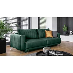 Canapea extensibila 4 locuri ELTAP, SO-ELI-35LO, Elise, 250x95x90 cm, lemn/poliester, verde imagine