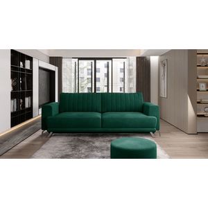 Canapea extensibila 4 locuri ELTAP, SO-ELI-35NU, Elise, 250x95x90 cm, lemn/poliester, verde inchis imagine