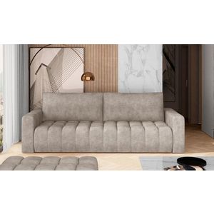 Canapea extensibila 3 locuri ELTAP, Laz08, Lazaro, 247x97x92 cm, lemn/poliester, bej imagine