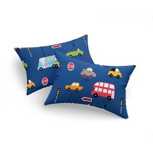 Set 2 fete de perna, Paula - Blue, Eponj Home, 65% bumbac/35% poliester imagine