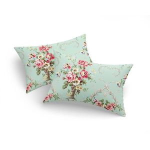 Set 2 fete de perna, Alanur - Mint, Eponj Home, 65% bumbac/35% poliester imagine