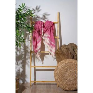 Prosop de plaja, PestemalLand, New Diamond, Bumbac;Poliester, Fucsia imagine