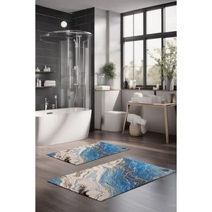 Set covorase de baie, Cartwright, CT-5020, Poliester, Multicolor imagine