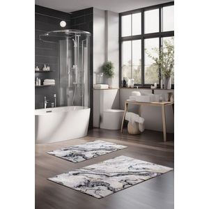Set covorase de baie, Cartwright, CT-5021, Poliester, Multicolor imagine