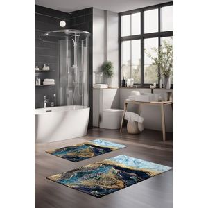 Set covorase de baie, Cartwright, CT-5023, Poliester, Multicolor imagine