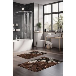 Set covorase de baie, Cartwright, CT-5032, Poliester, Multicolor imagine