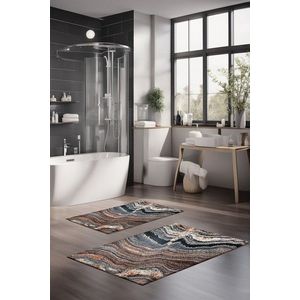Set covorase de baie, Cartwright, CT-5033, Poliester, Multicolor imagine