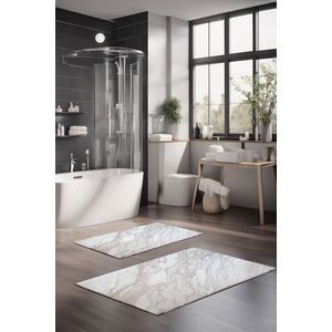 Set covorase de baie, Cartwright, CT-5034, Poliester, Multicolor imagine