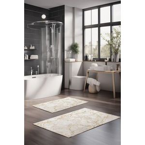 Set covorase de baie, Cartwright, CT-5038, Poliester, Multicolor imagine