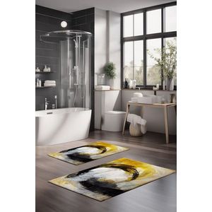 Set covorase de baie, Cartwright, CT-5045, Poliester, Multicolor imagine