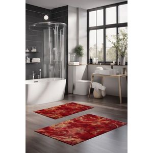 Set covorase de baie, Cartwright, CT-5052, Poliester, Multicolor imagine