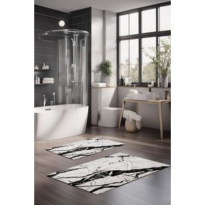 Set covorase de baie, Cartwright, CT-5057, Poliester, Multicolor imagine