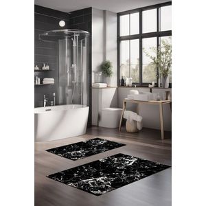Set covorase de baie, Cartwright, CT-5059, Poliester, Multicolor imagine