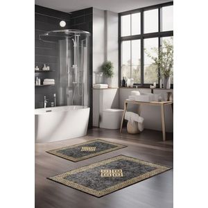 Set covorase de baie, Cartwright, CT-5067, Poliester, Multicolor imagine