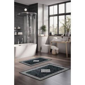 Set covorase de baie, Cartwright, CT-5068, Poliester, Multicolor imagine