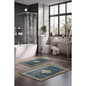 Set covorase de baie, Cartwright, CT-5069, Poliester, Multicolor imagine